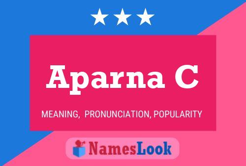 Постер имени Aparna C