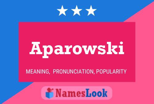 Постер имени Aparowski