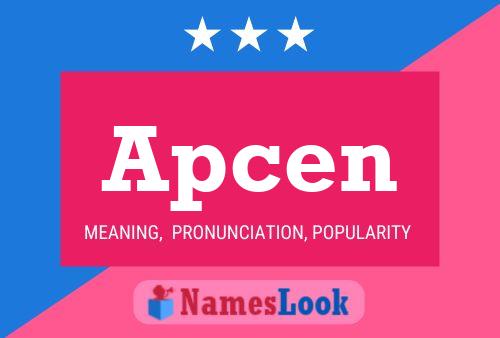 Постер имени Apcen