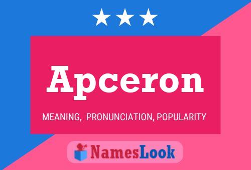 Постер имени Apceron