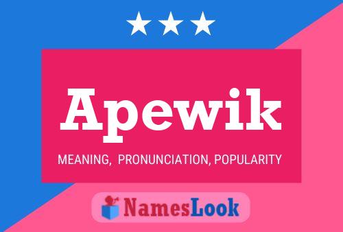 Постер имени Apewik