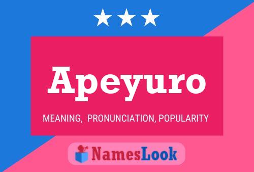 Постер имени Apeyuro