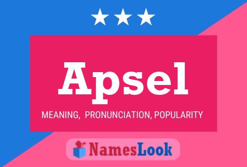 Постер имени Apsel