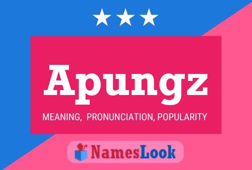 Постер имени Apungz