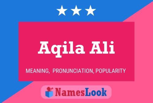 Постер имени Aqila Ali