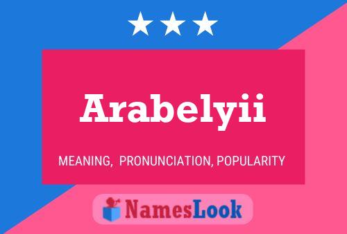 Постер имени Arabelyii