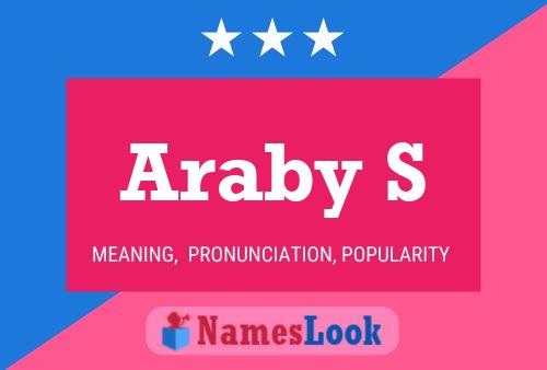 Постер имени Araby S