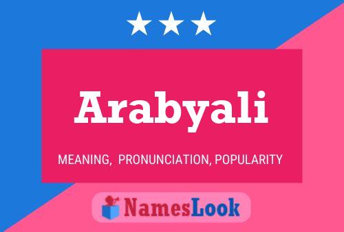 Постер имени Arabyali