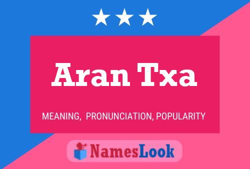 Постер имени Aran Txa