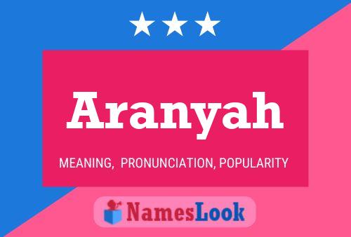 Постер имени Aranyah