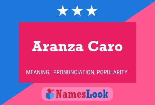 Постер имени Aranza Caro