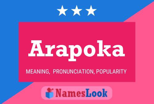 Постер имени Arapoka