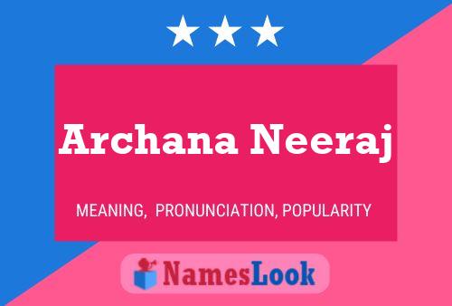 Постер имени Archana Neeraj