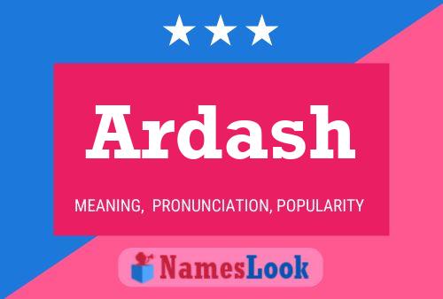 Постер имени Ardash