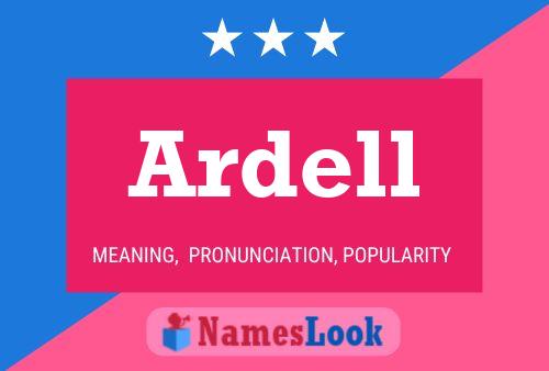 Постер имени Ardell