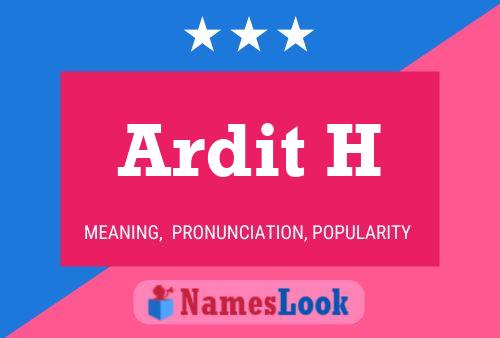 Постер имени Ardit H