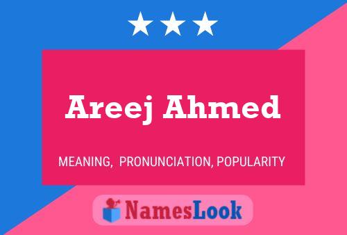 Постер имени Areej Ahmed