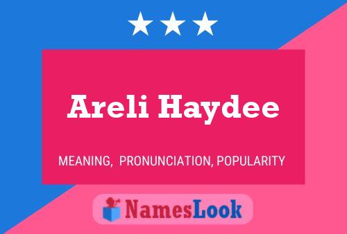 Постер имени Areli Haydee