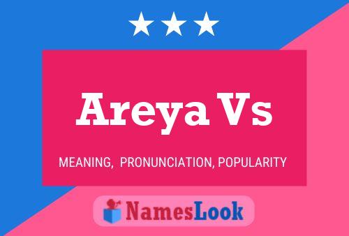 Постер имени Areya Vs