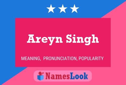 Постер имени Areyn Singh