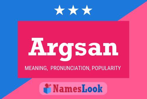 Постер имени Argsan