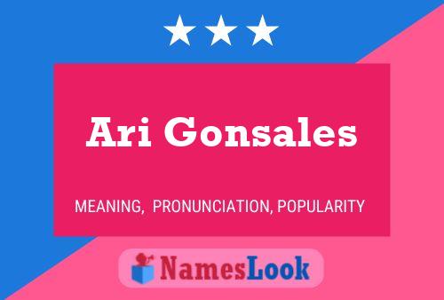 Постер имени Ari Gonsales