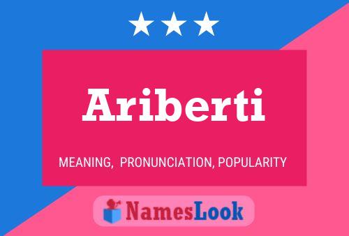 Постер имени Ariberti