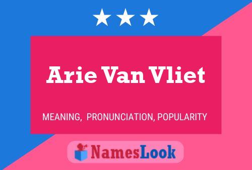 Постер имени Arie Van Vliet