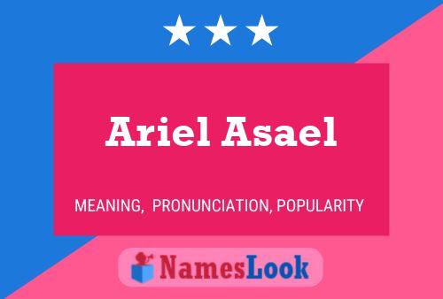 Постер имени Ariel Asael