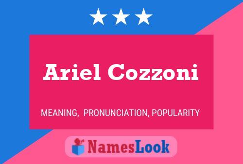 Постер имени Ariel Cozzoni