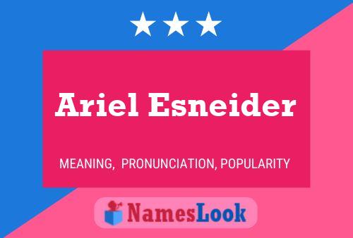 Постер имени Ariel Esneider