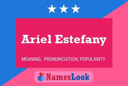 Постер имени Ariel Estefany