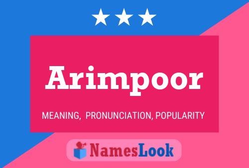 Постер имени Arimpoor