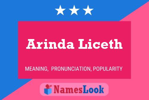 Постер имени Arinda Liceth