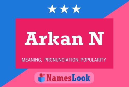 Постер имени Arkan N