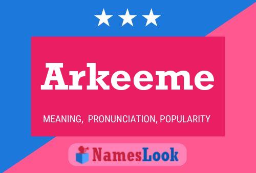 Постер имени Arkeeme