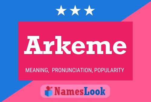 Постер имени Arkeme