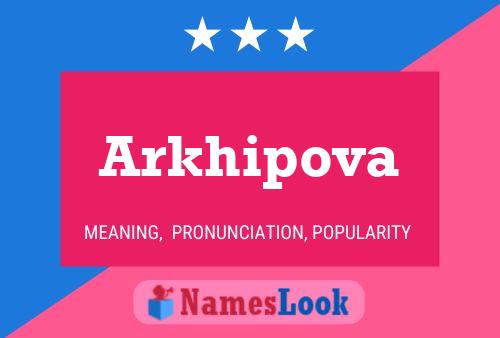 Постер имени Arkhipova