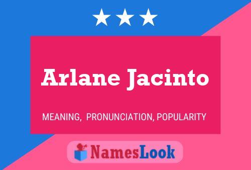 Постер имени Arlane Jacinto