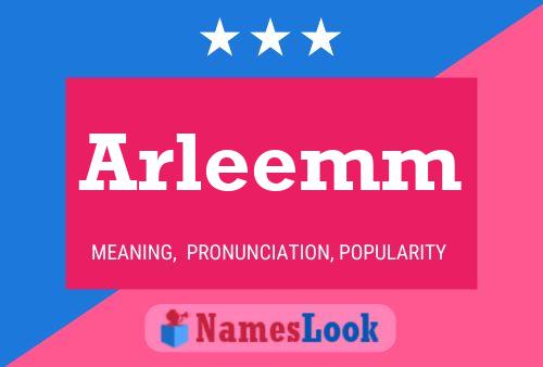 Постер имени Arleemm