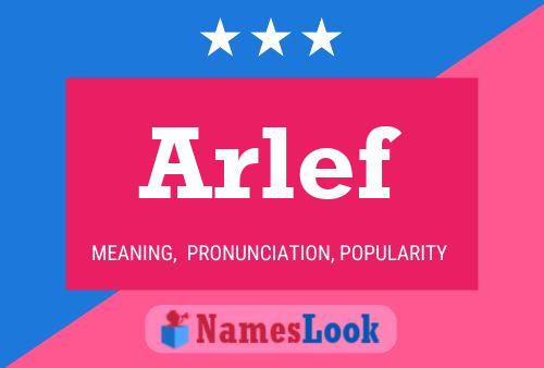 Постер имени Arlef