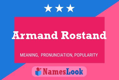 Постер имени Armand Rostand