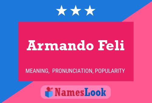 Постер имени Armando Feli