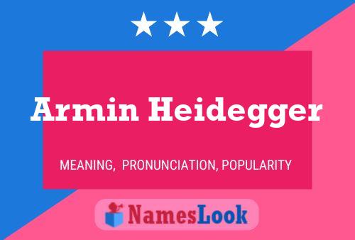 Постер имени Armin Heidegger