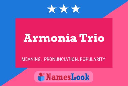 Постер имени Armonia Trio