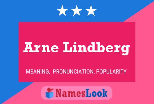 Постер имени Arne Lindberg