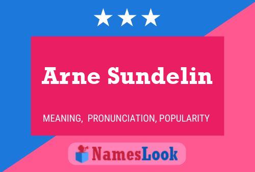 Постер имени Arne Sundelin