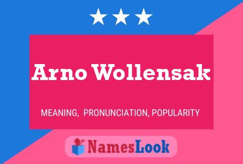 Постер имени Arno Wollensak