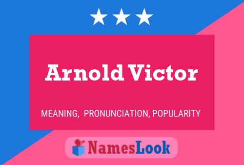 Постер имени Arnold Victor