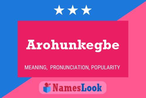 Постер имени Arohunkegbe